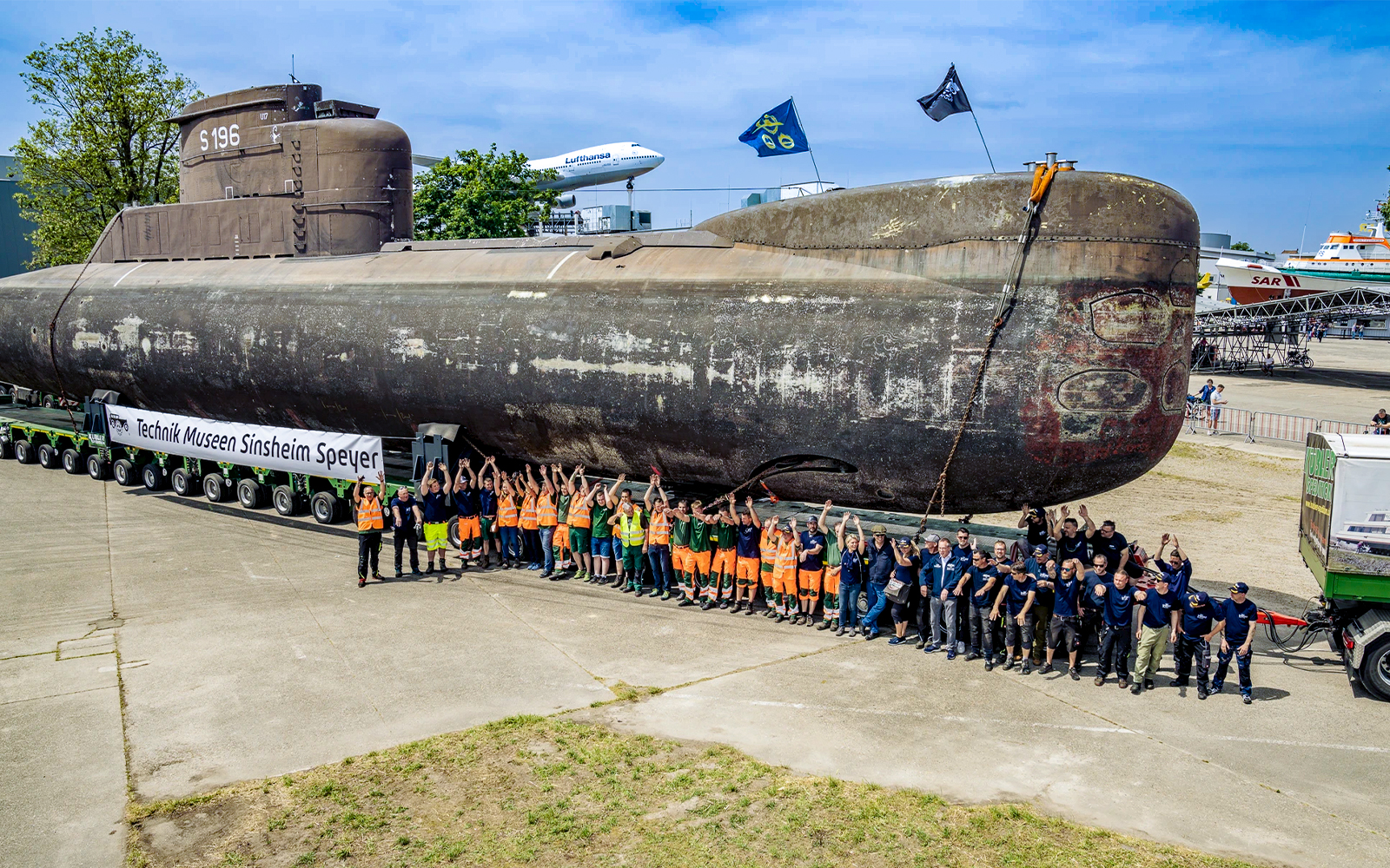 U17 Class 206A submarine exhibit at Technik Museum Sinsheim, Germany.
