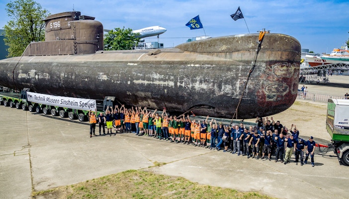 U17 Class 206A submarine exhibit at Technik Museum Sinsheim, Germany.