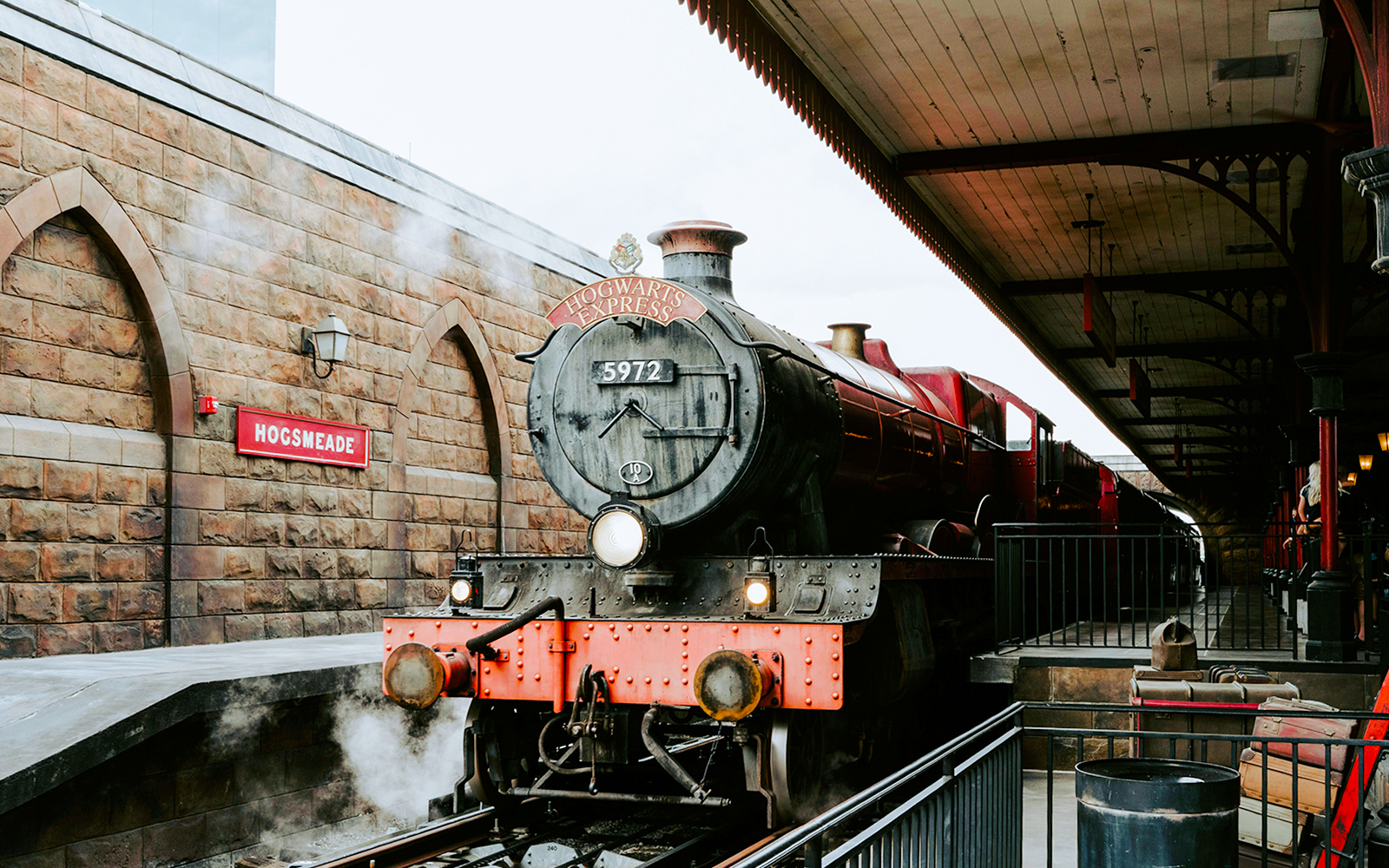 Hogwarts Express train at Hogsmeade Station, Universal Orlando.