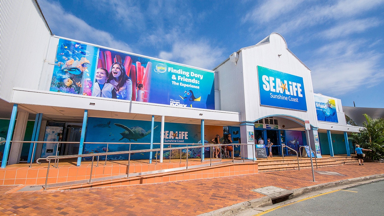 Entrance of Sea Life Sunshine Coast