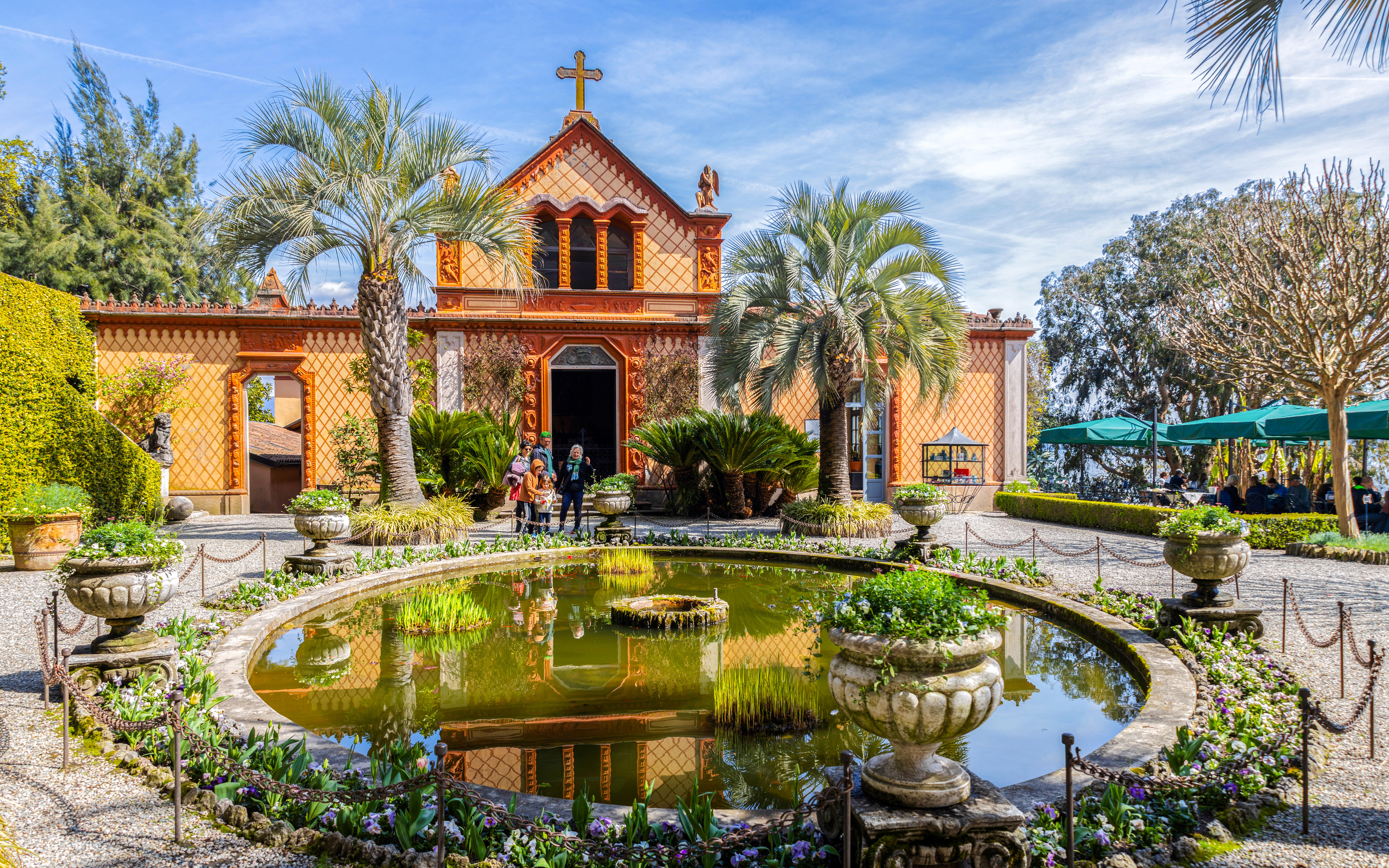 View of Isola Madre Gardens, Maggiore Lake, Stresa