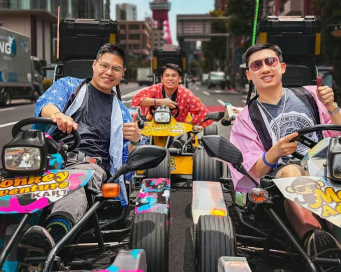 Tokyo: Shibuya Crossing & Tokyo Tower 1-Hr 30-Min Go-Karting Experience by Monkey Kart