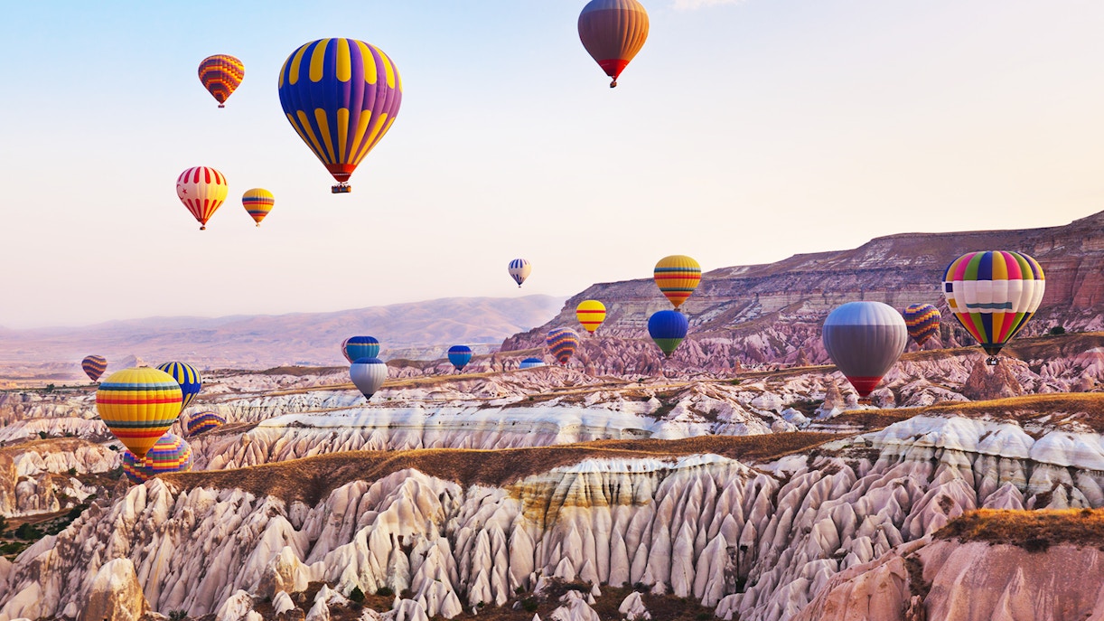 Cappadocia Hot Air Balloon - This is a Photograph of Cappadocia Hot Air Balloon