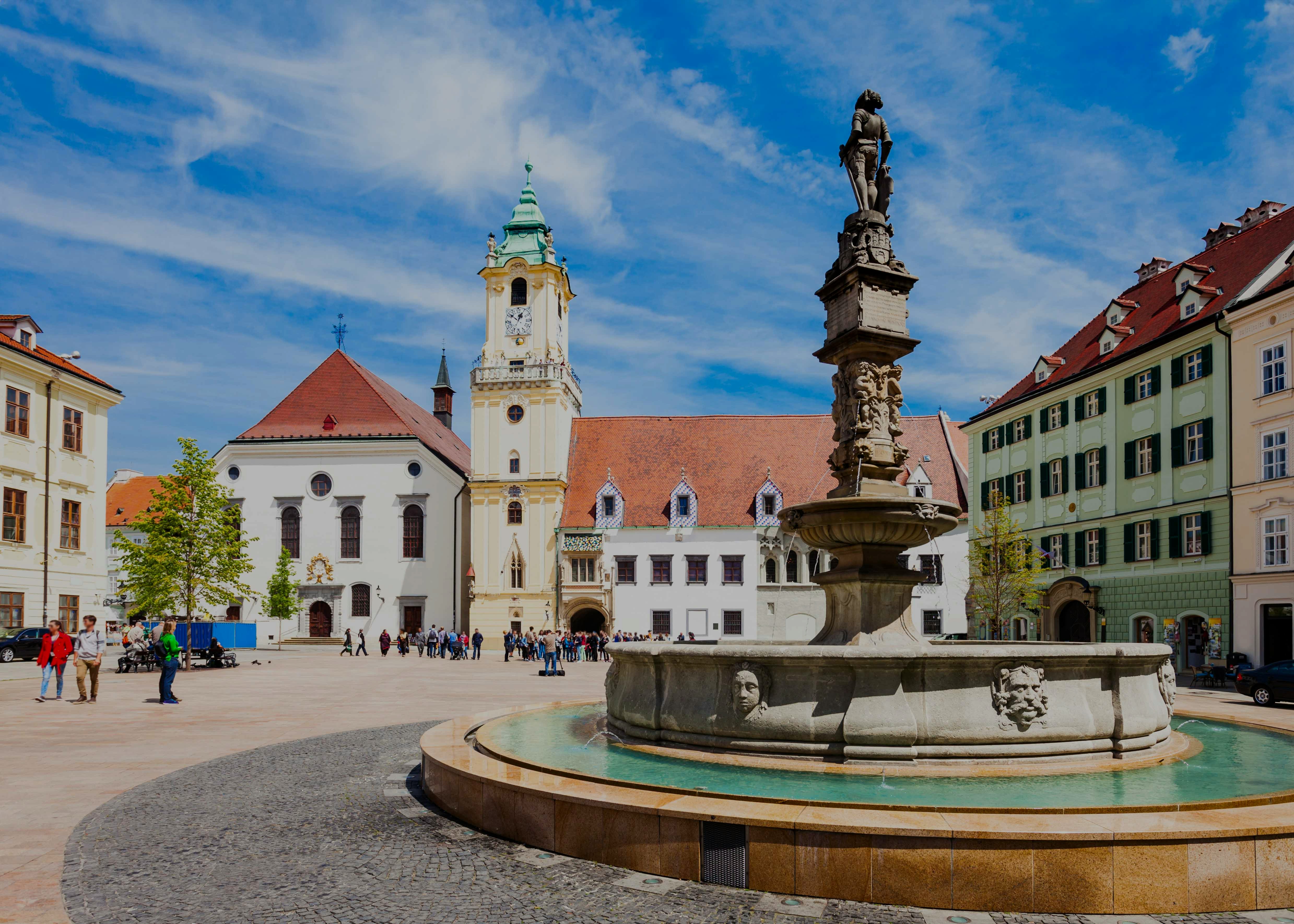 Old Town Hall in Prague with its iconic astronomical clock and Gothic architecture.