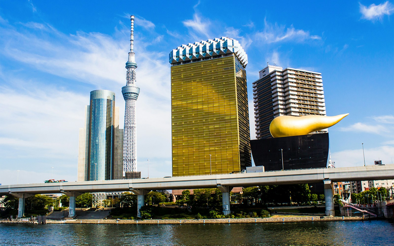 Tokyo Skytree towering over cityscape, showcasing modern architecture in Tokyo, Japan.