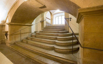Entrance staircase of Medici Chapels in Florence, Italy.