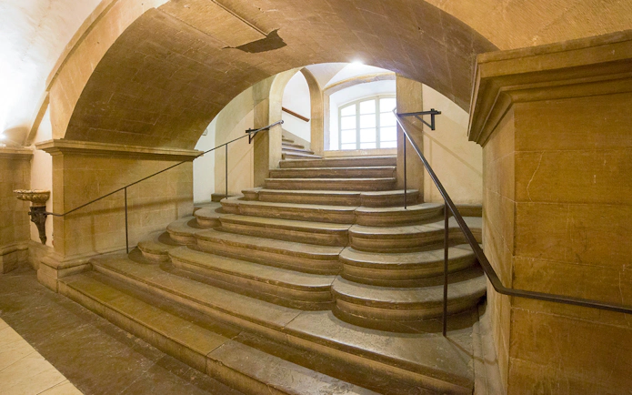 Entrance staircase of Medici Chapels in Florence, Italy.