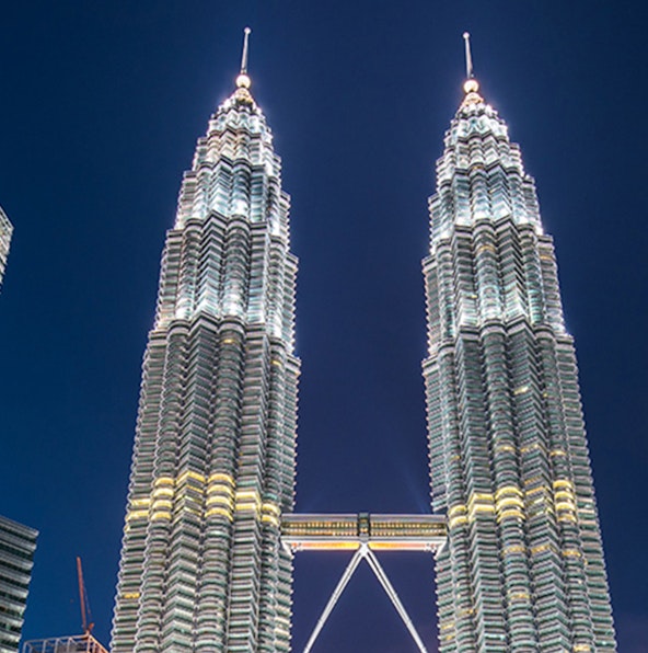 Catch some of the best views of Kuala Lumpur from the Petronas Twin Towers Observation Deck