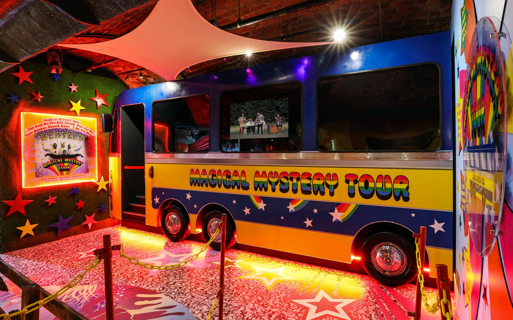 Magical mystery tour bus