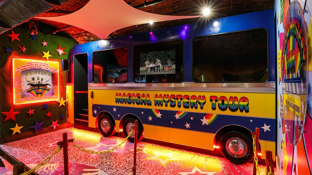 Magical mystery tour bus
