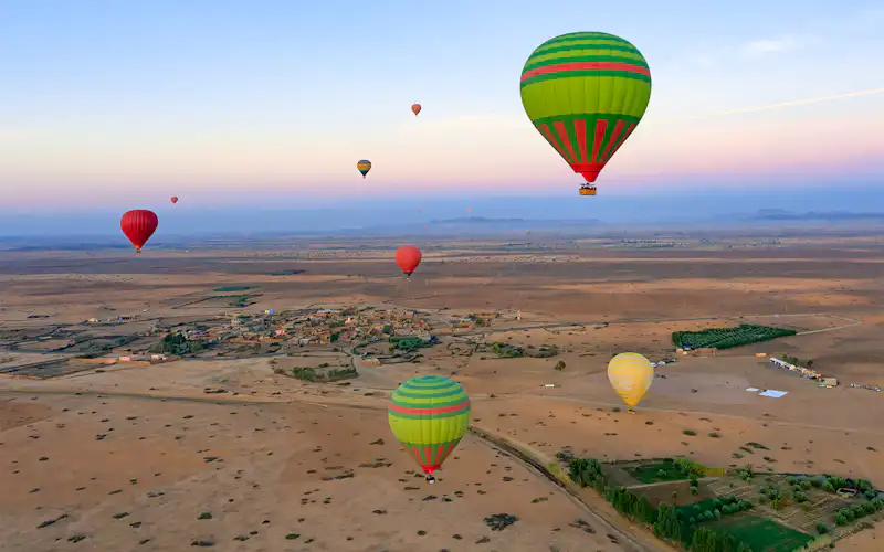 hot air balloon ride
