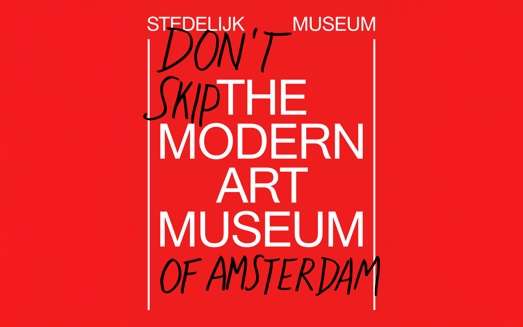 Stedelijk Museum Amsterdam modern art poster.