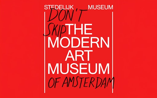 Stedelijk Museum Amsterdam modern art poster.