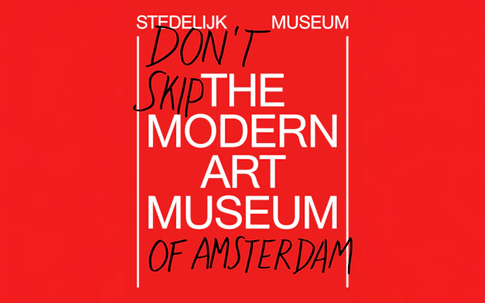 Stedelijk Museum Amsterdam modern art poster.