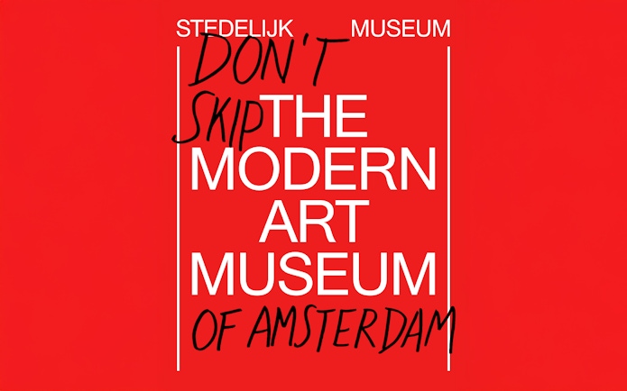 Stedelijk Museum Amsterdam modern art poster.