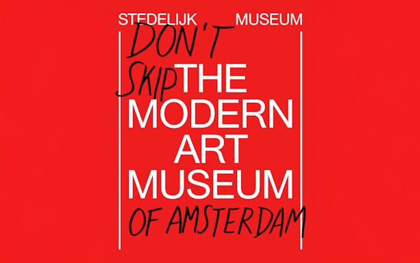 Stedelijk Museum Amsterdam modern art poster.