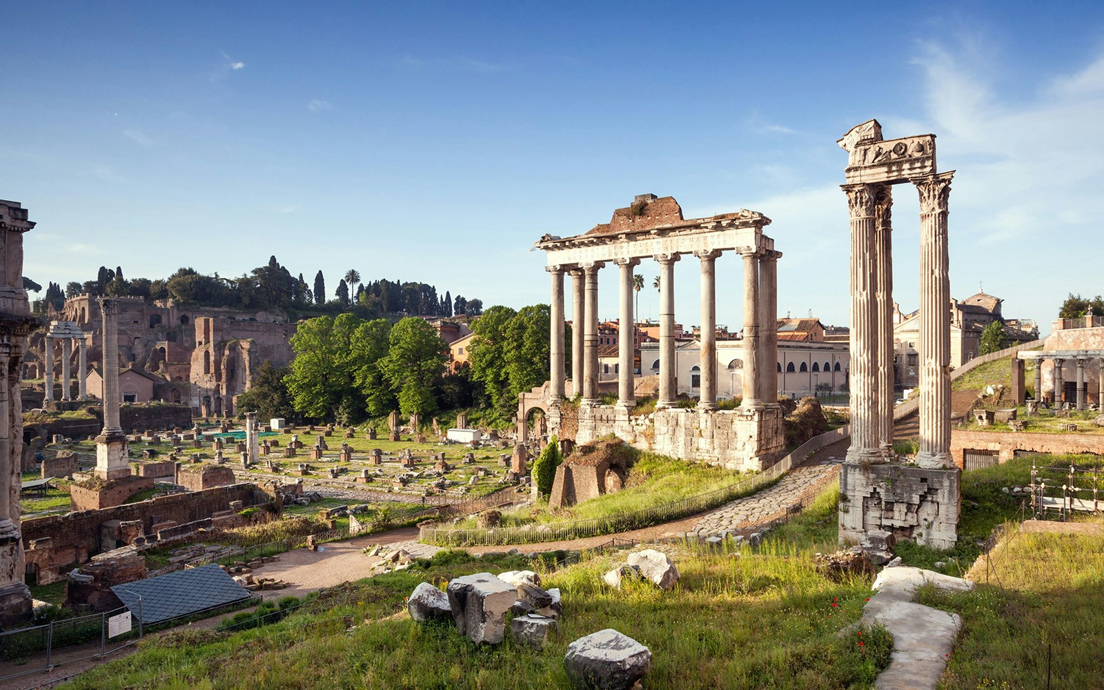View of Rome from Colosseum