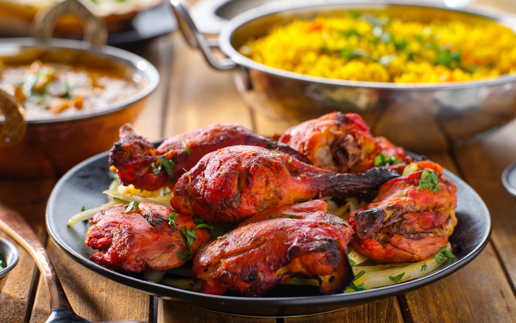 Grilled chicken served at Ulu Ulu Dinner, Night Safari.