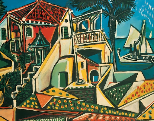 Mediterranean Landscape by Pablo Picasso at Albertina Museum