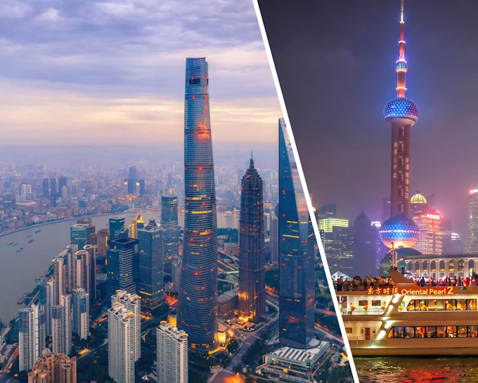 Combo: Shanghai Tower Observatory + Huangpu River Cruise Tickets
