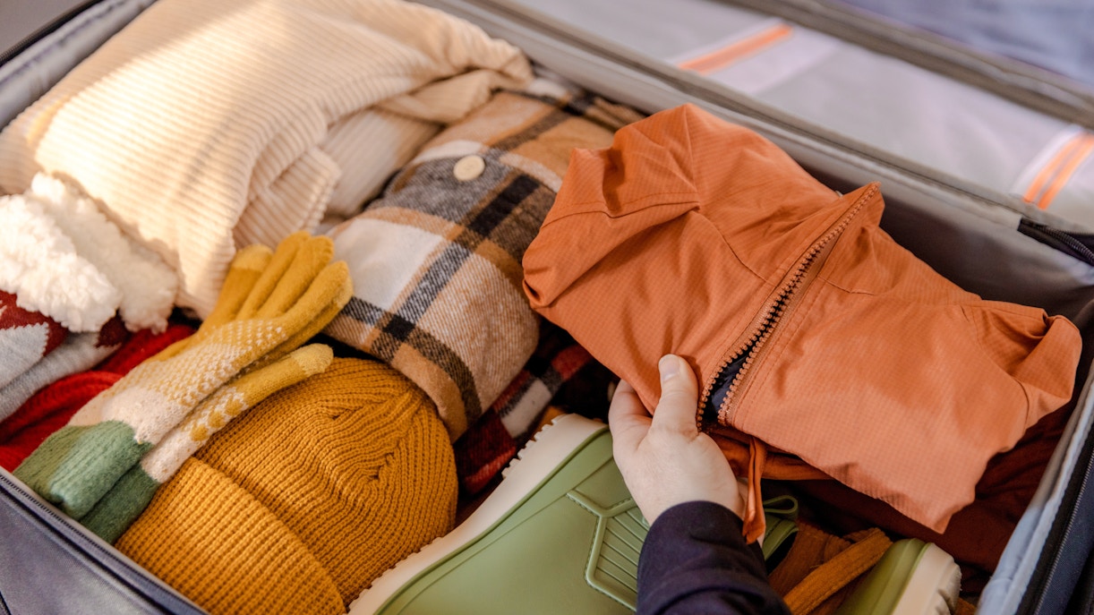 Packing warm clothes and boots for Gornergrat trip.