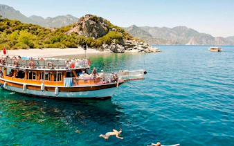 marmaris coast boat trip with swim stops, unlimited drinks and bbq lunch-4