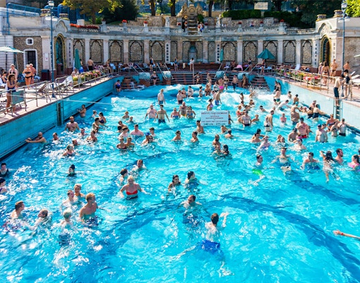 Gellert thermal baths in Budapest