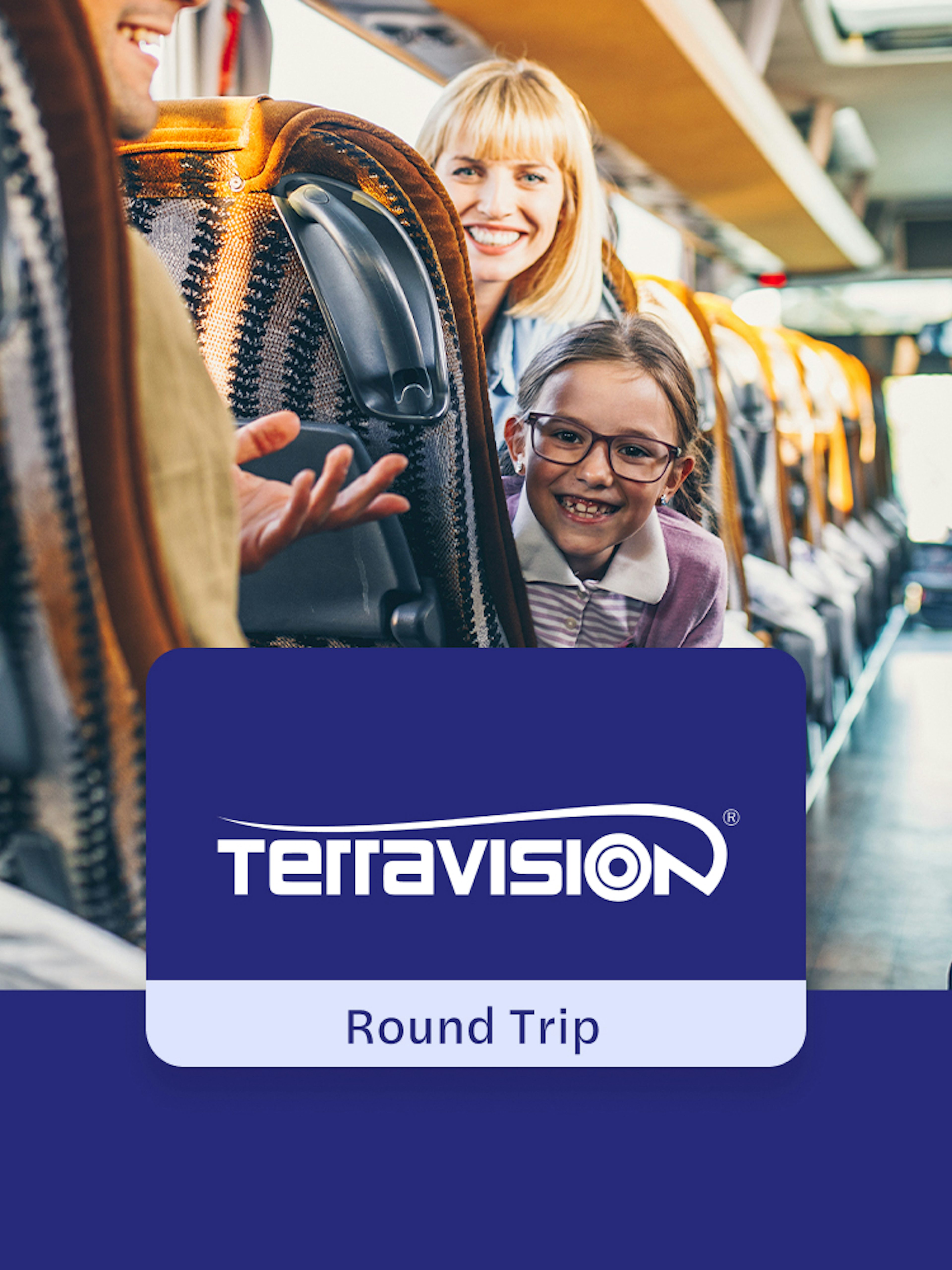 Terravision bus interior with passengers traveling from Fiumicino Airport to Rome Termini.