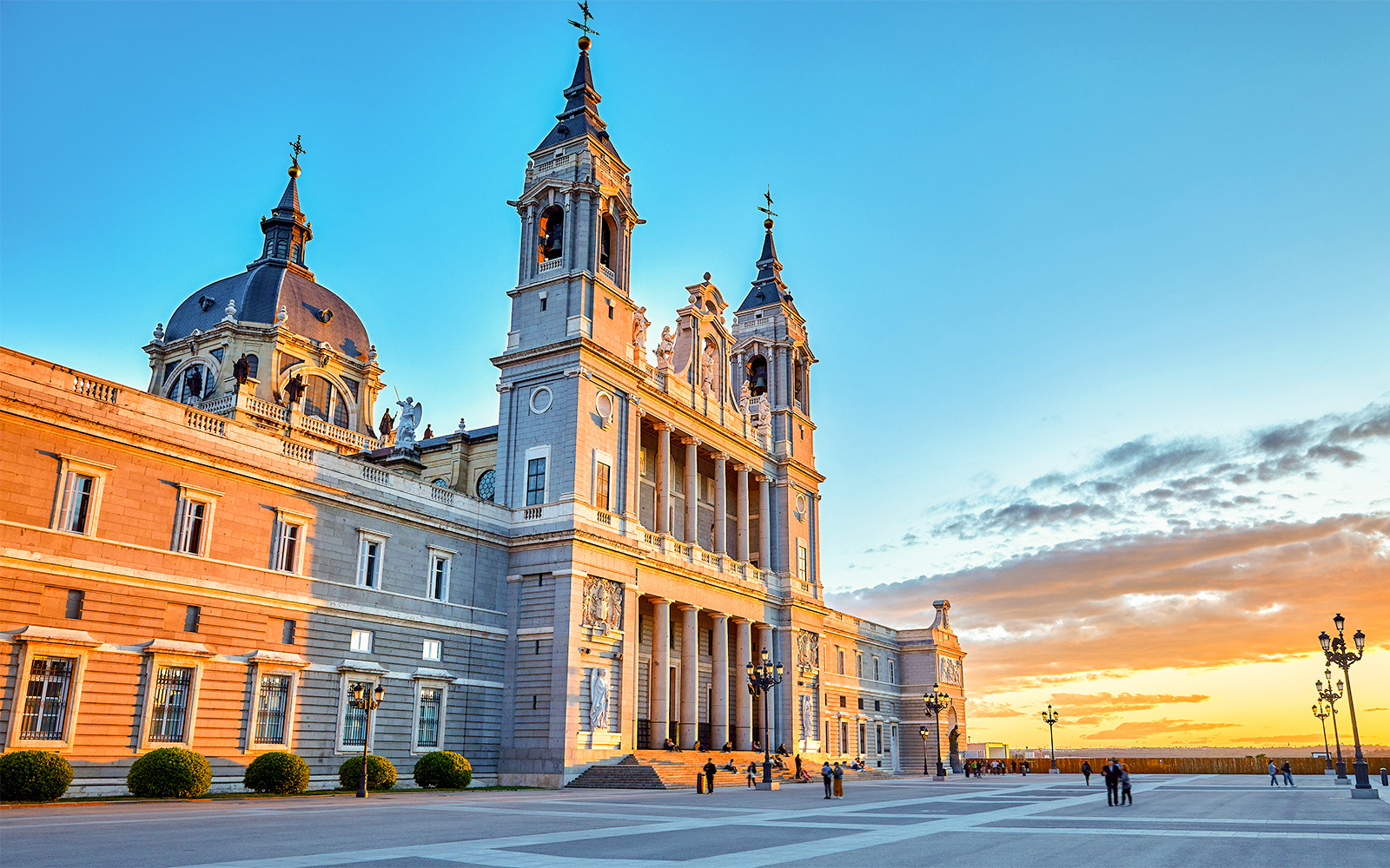Panoramic view of Alcazaba fortress in Malaga, Spain, showcasing historic architecture and lush greenery