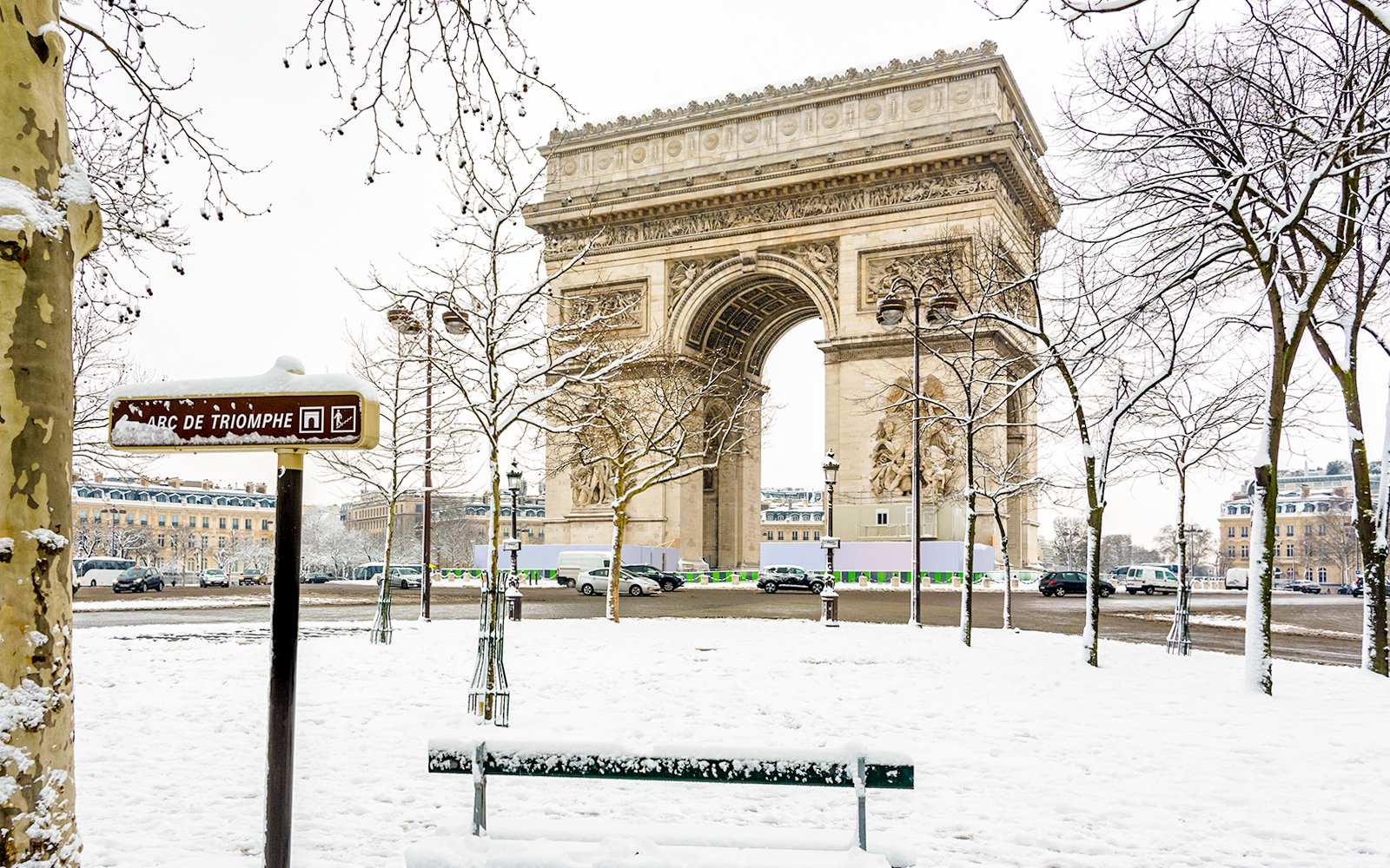 Paris in December- Arc de Triomphe