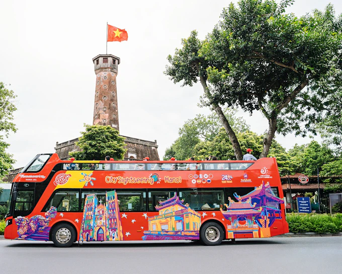 City Sightseeing: Hanoi Hop-on Hop-off Bus Tour
