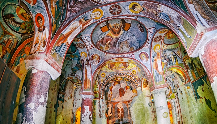 Church frescoes in Goreme
