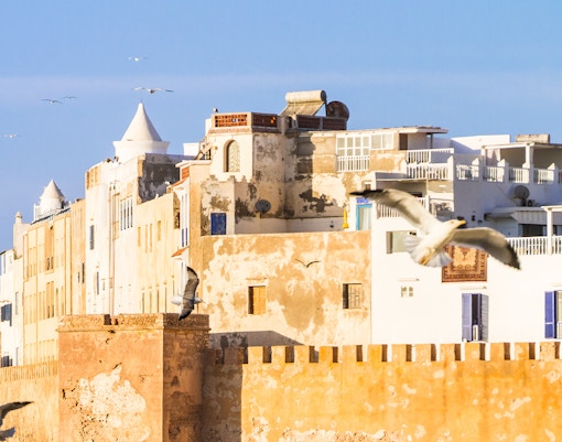 White houses in Essaouira - Magador, Marrakech