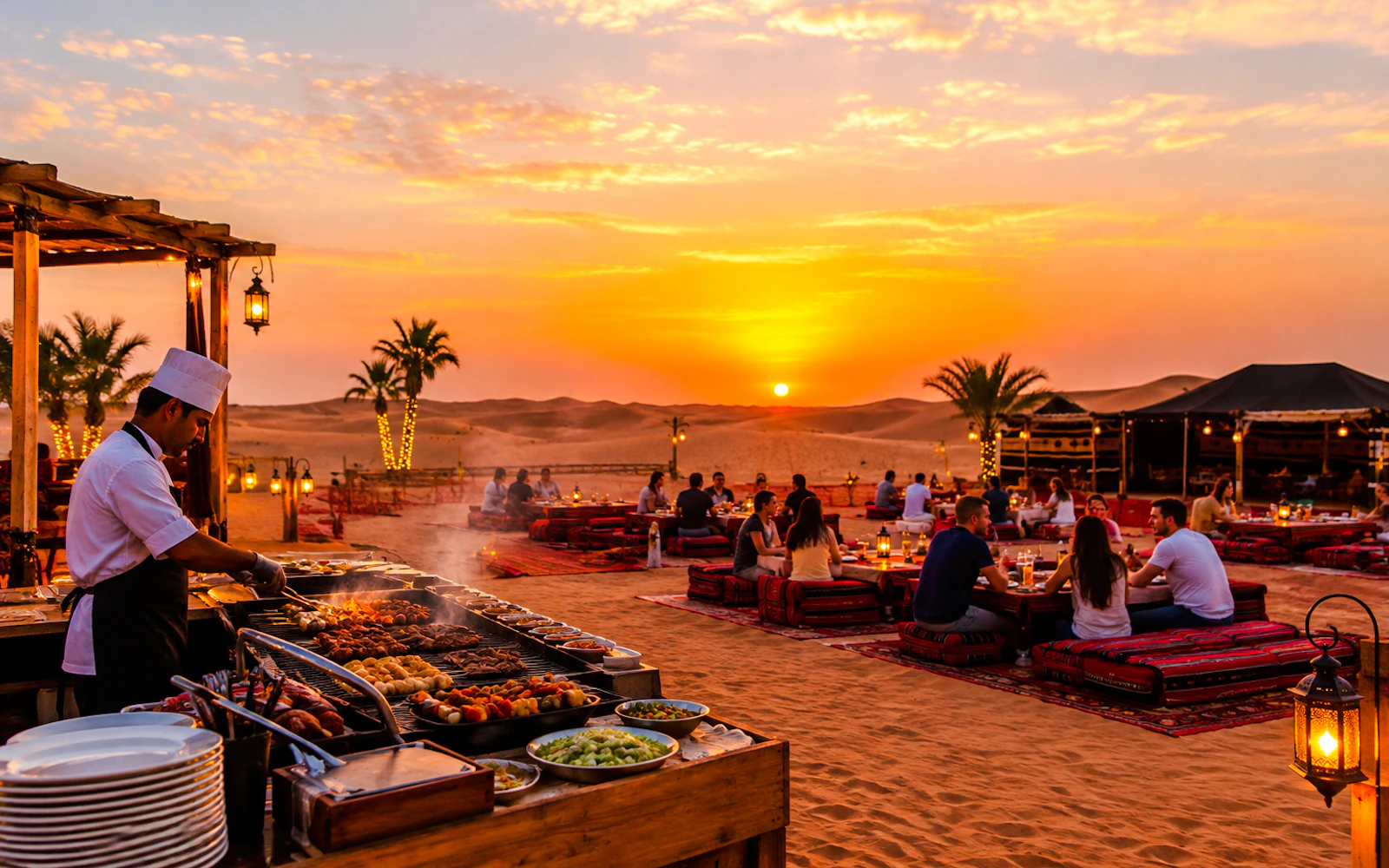 Glorica Travel Dubai Elite Red Dune Safari with BBQ , Camel Ride & Sandboarding