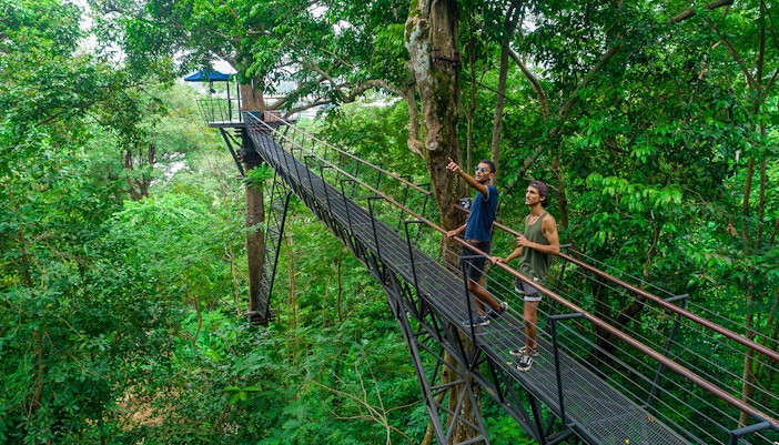 Tourists at Hanuman World