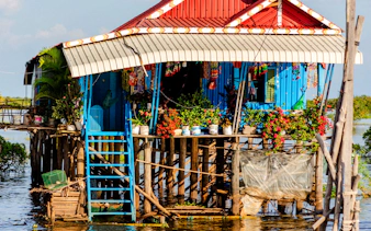 tonle sap lake sunset boat tour with kampong phluk floating village visit-2