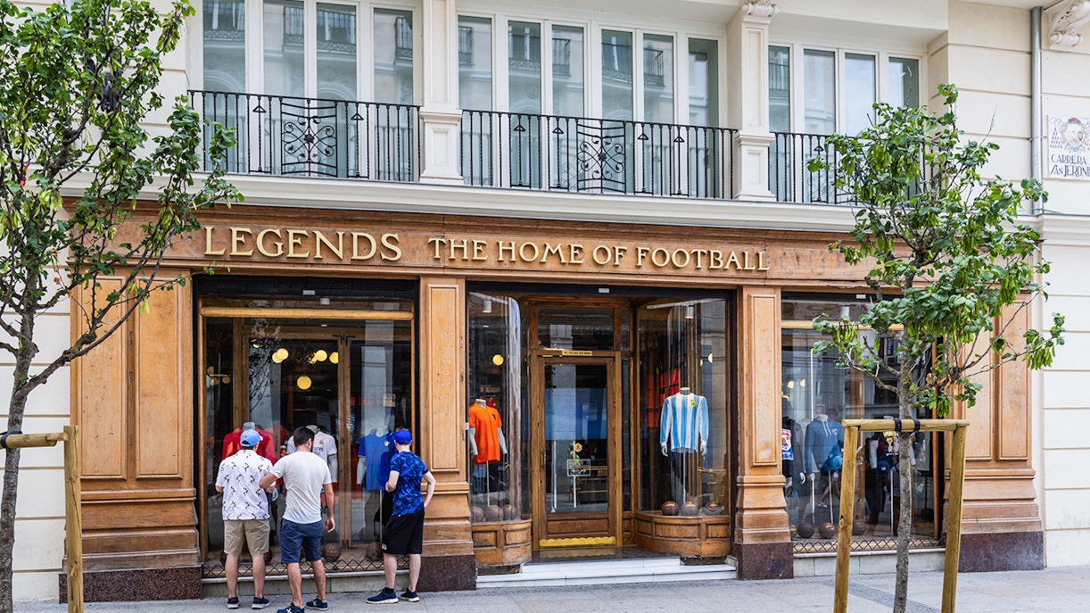 Visitors exploring the LEGENDS The Home of Football
