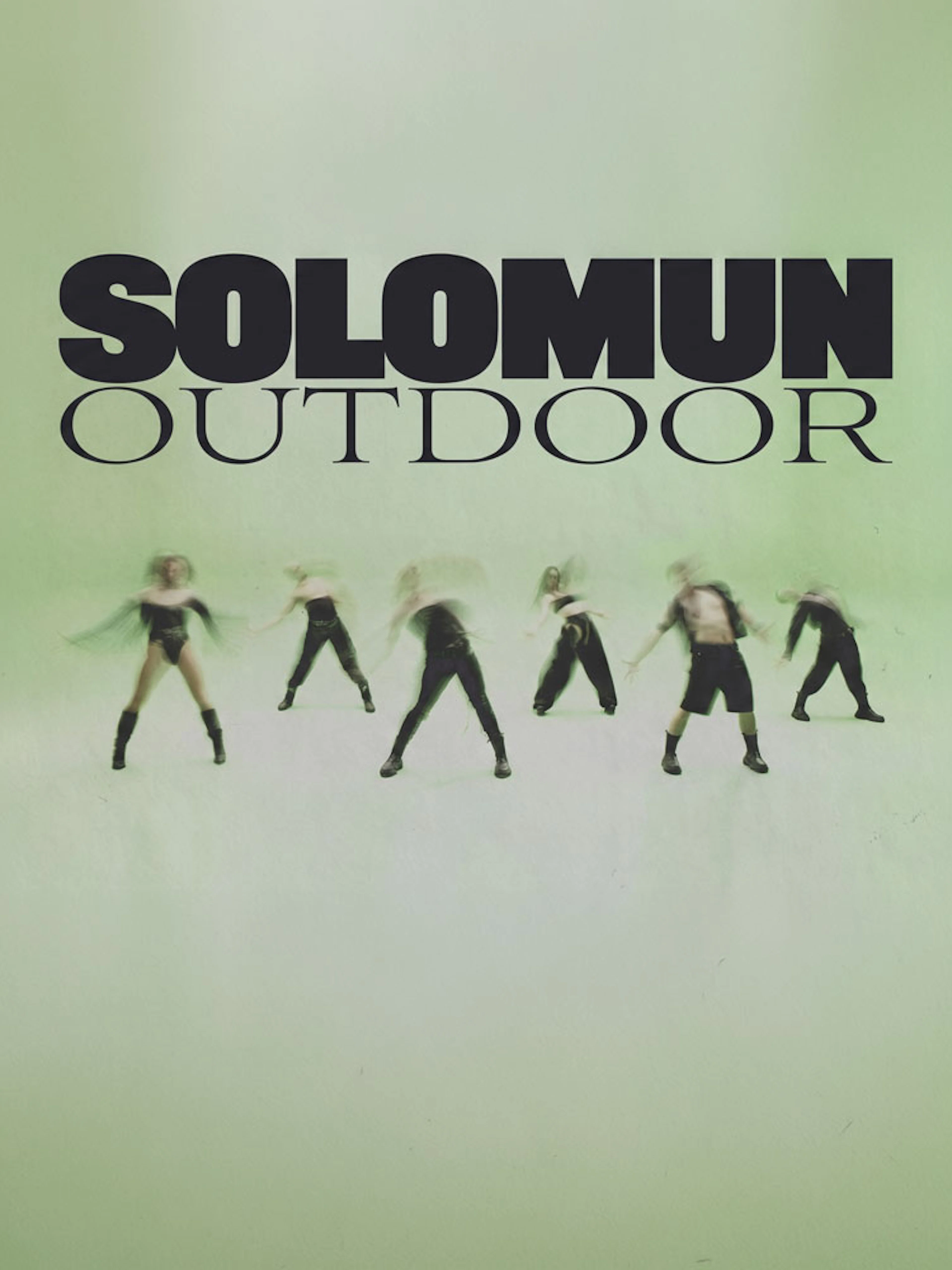 Solomun Outdoor event poster with dancers, Ibiza.