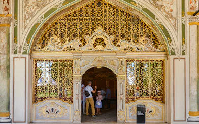 Ornate facade of the Imperial Council at Topkapi Palace, Istanbul, Turkey.