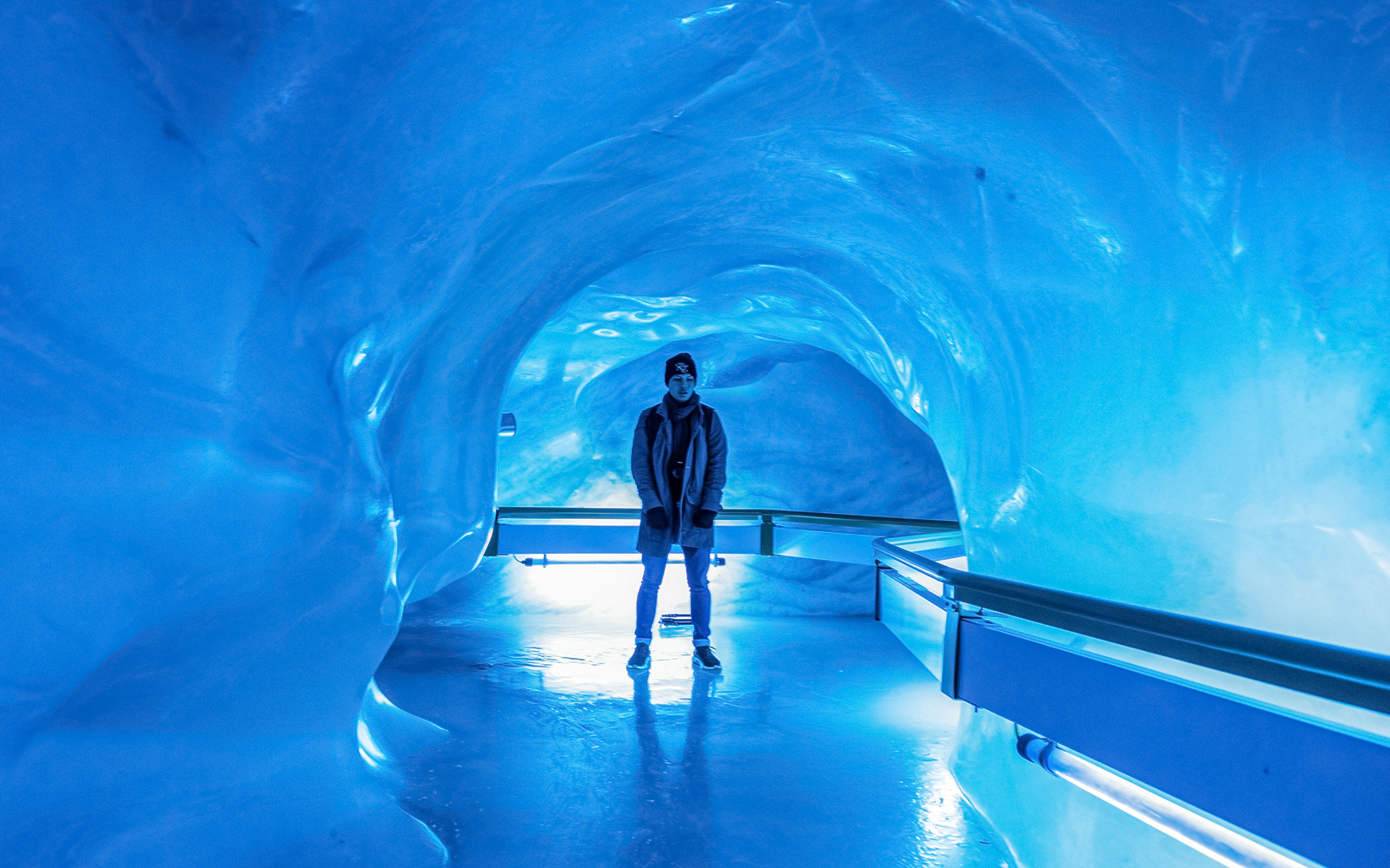glacier cave at mount titlis