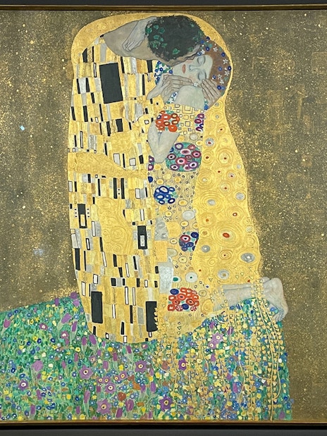 Gustav Klimt’s The Kiss at Upper Belvedere Palace, Vienna, guided tour.
