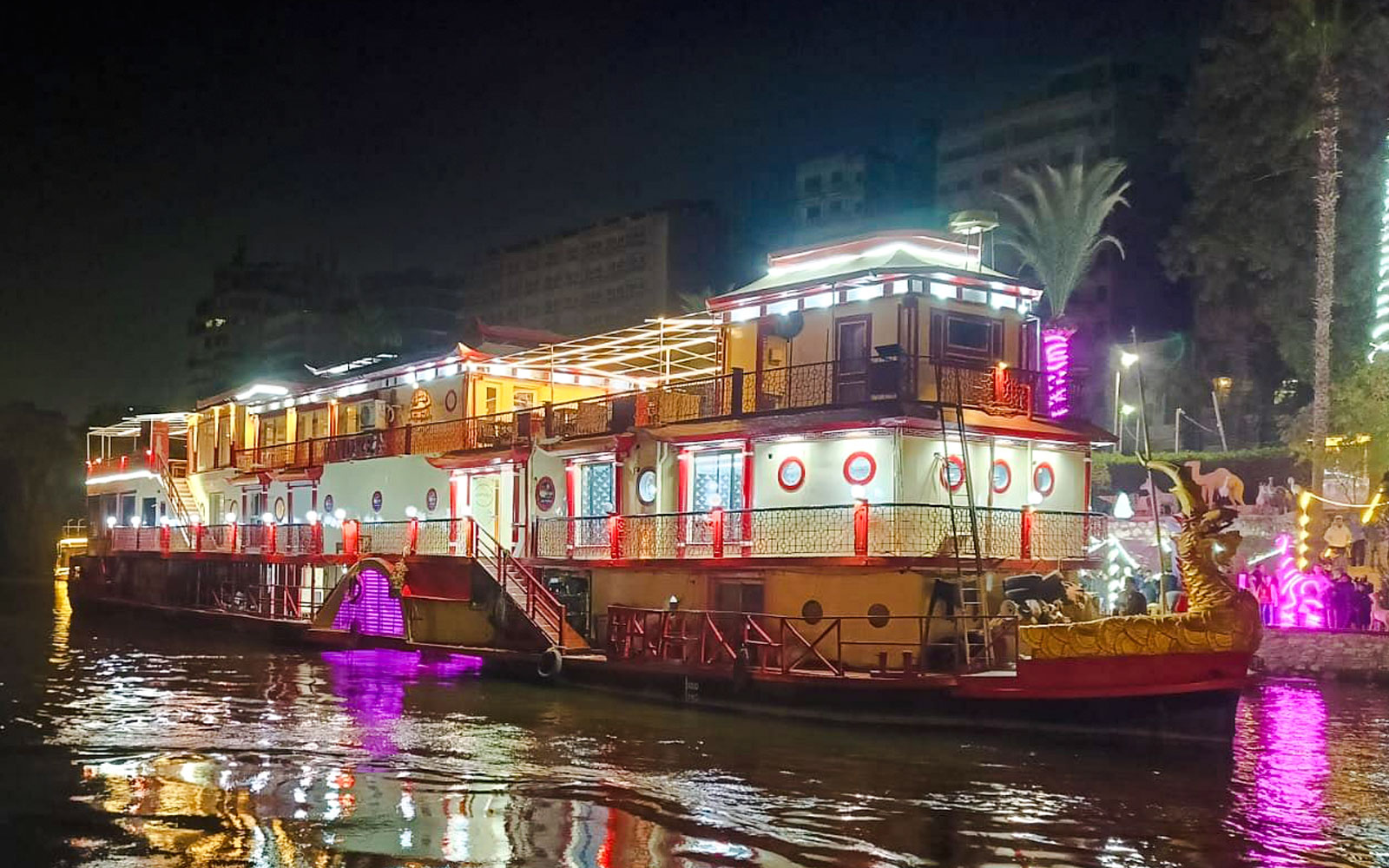 Board the cruise ship