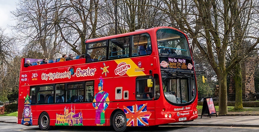 Billets Hop-On Hop-Off avec City Sightseeing à Chester