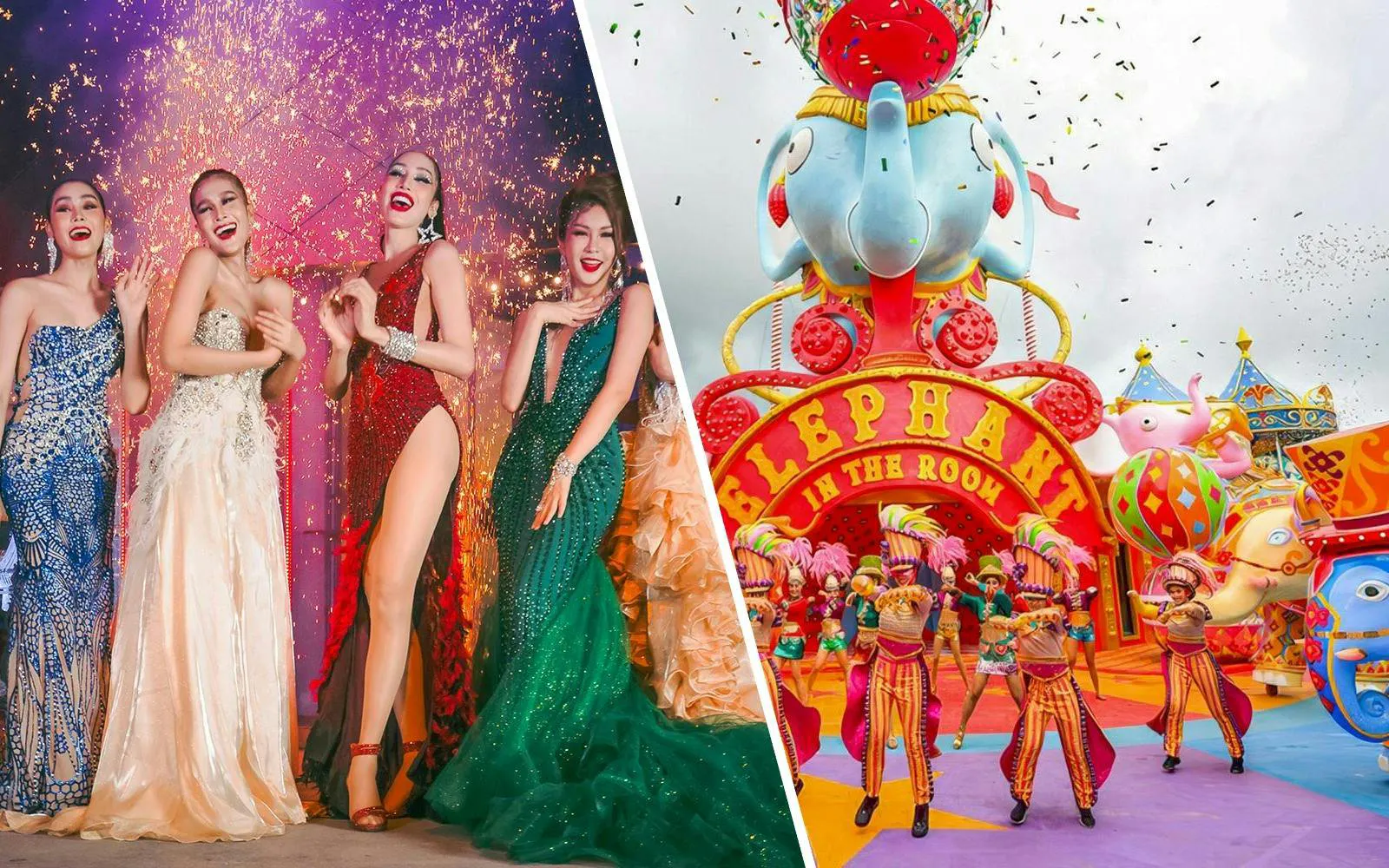 Combo: Simon Cabaret Show VIP Seat and Carnival Magic Royal Seat Experience