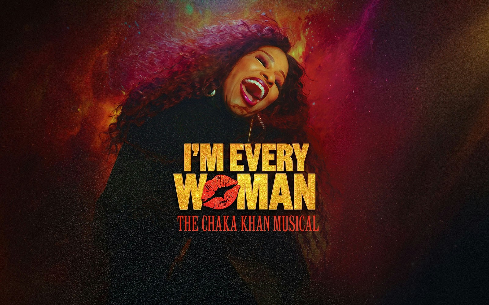 I'm Every Woman Westend musical poster with vibrant background