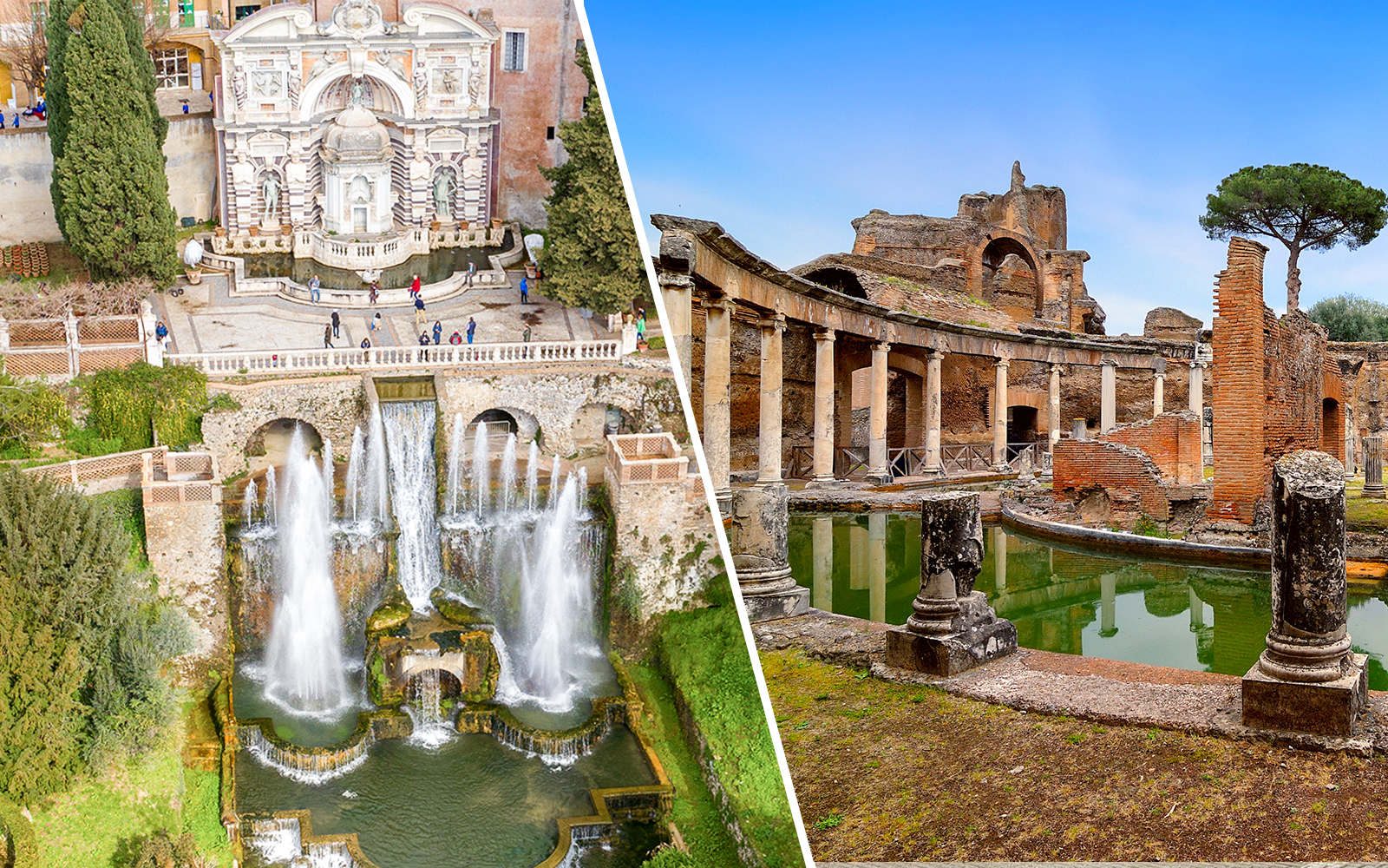 Villa d'Este billets et Villa Adriana