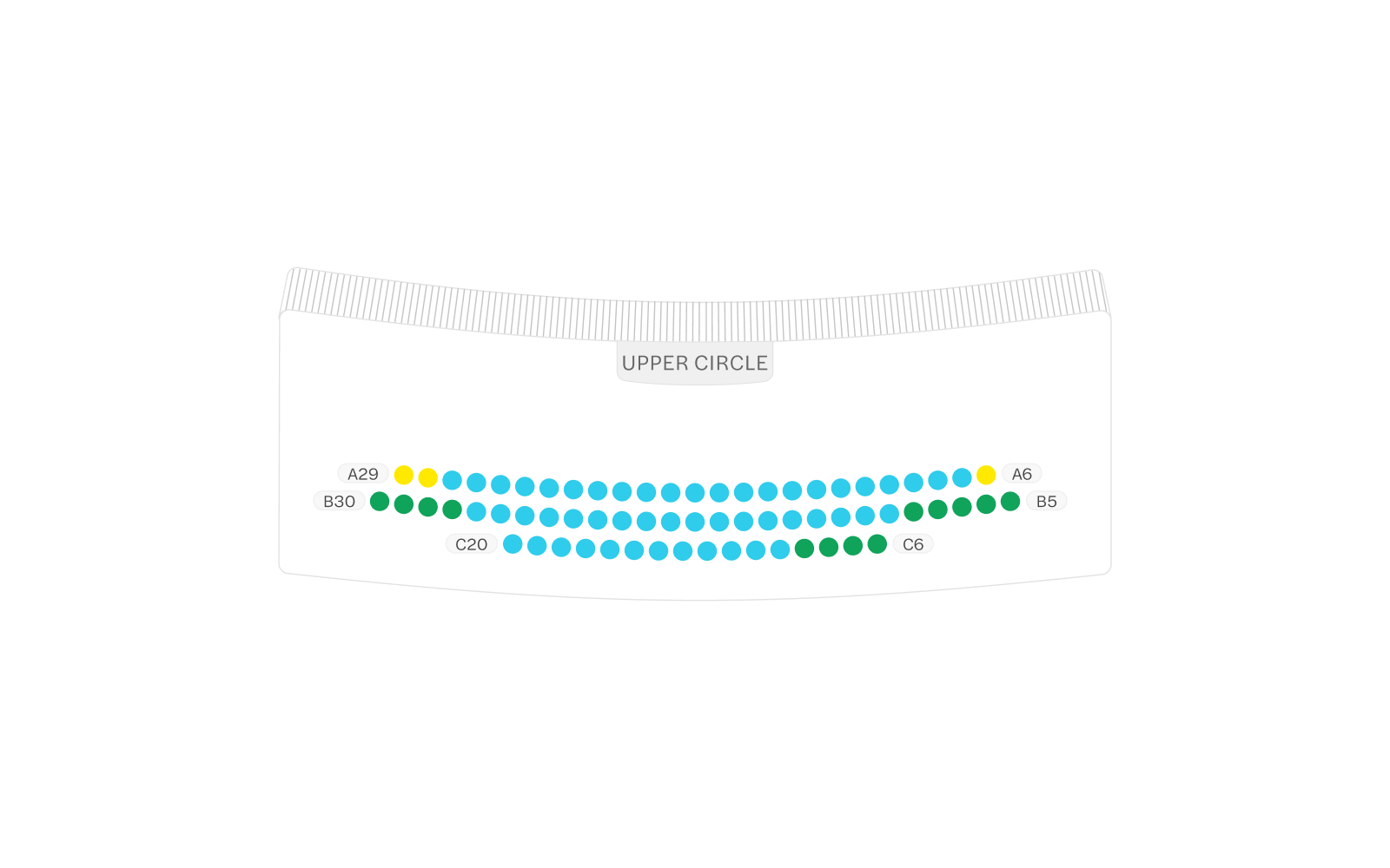 Criterion Theatre Theatre Upper Circle Seating Plan