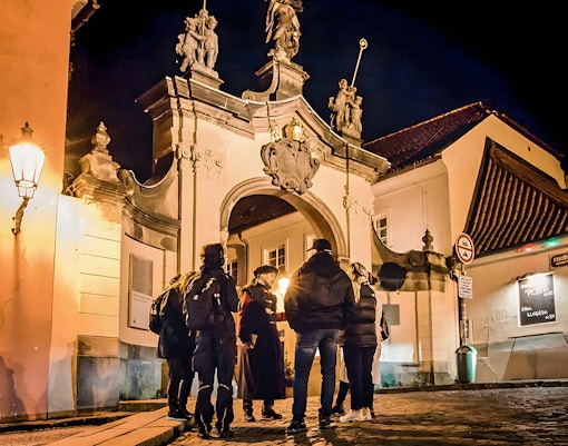 prague castle night tour with guide