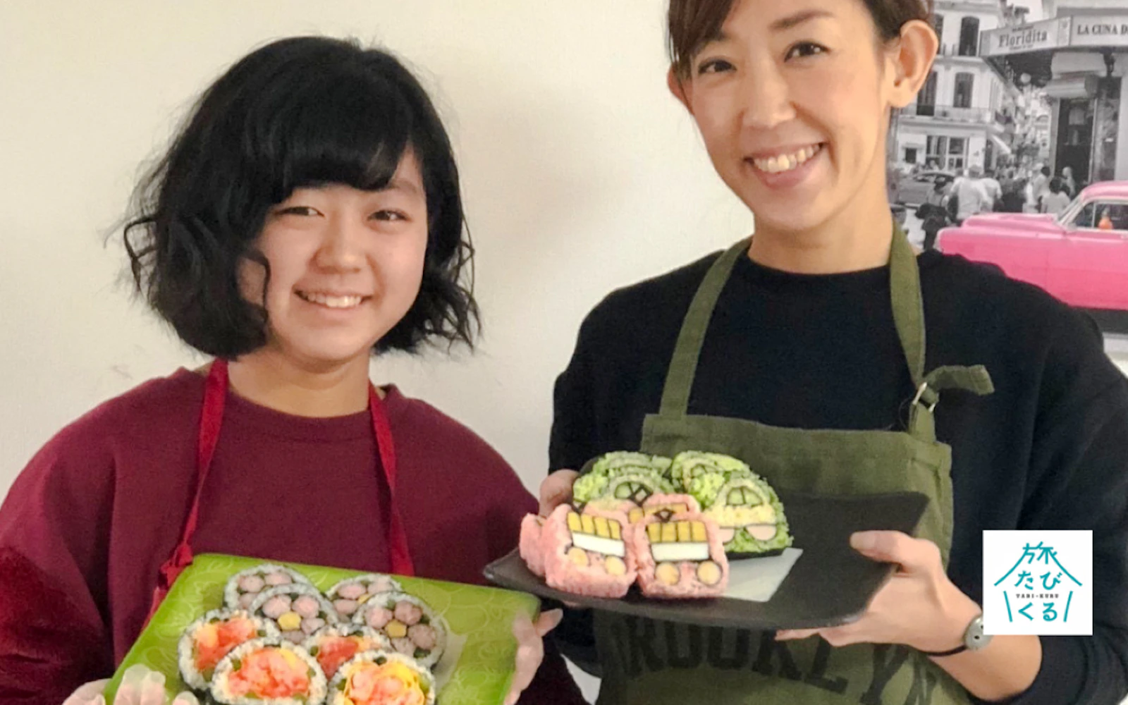 Fukuoka Decorative Sushi Roll-Making Cooking Class Image 7