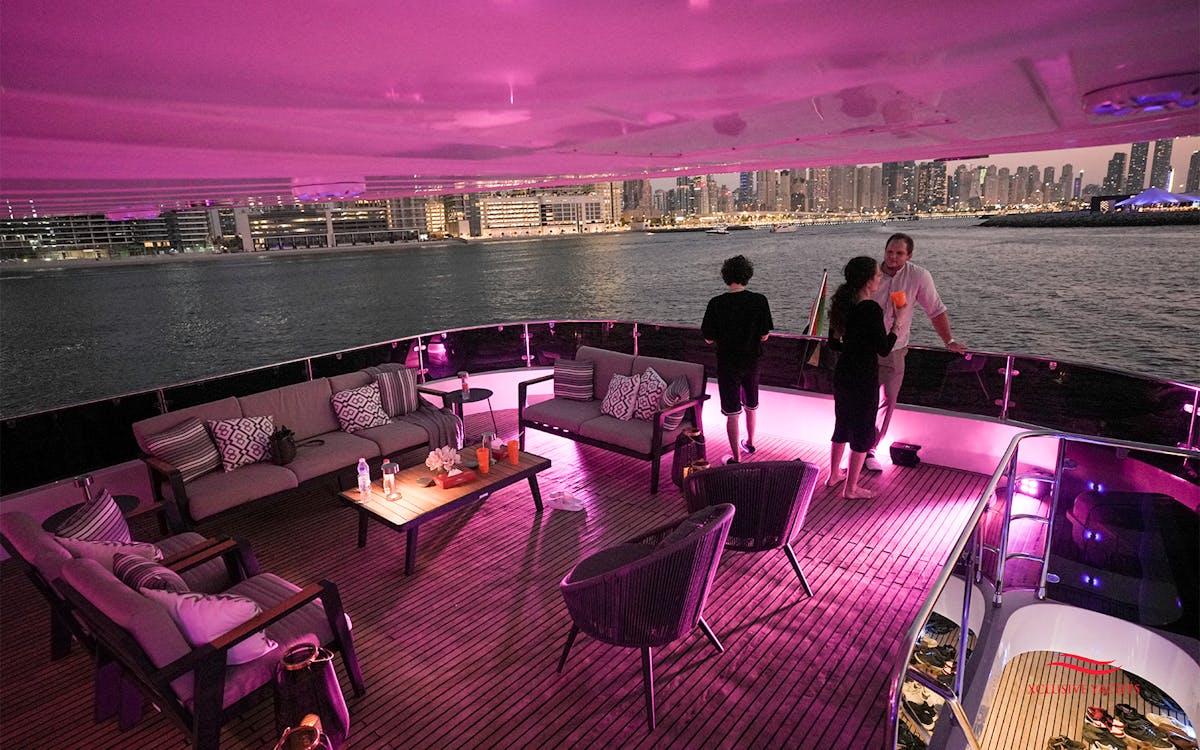 super yacht luxury tour of dubai harbour with gourmet meal & optional beverages-13 super yacht luxury tour of dubai harbour with gourmet meal & optional beverages-13